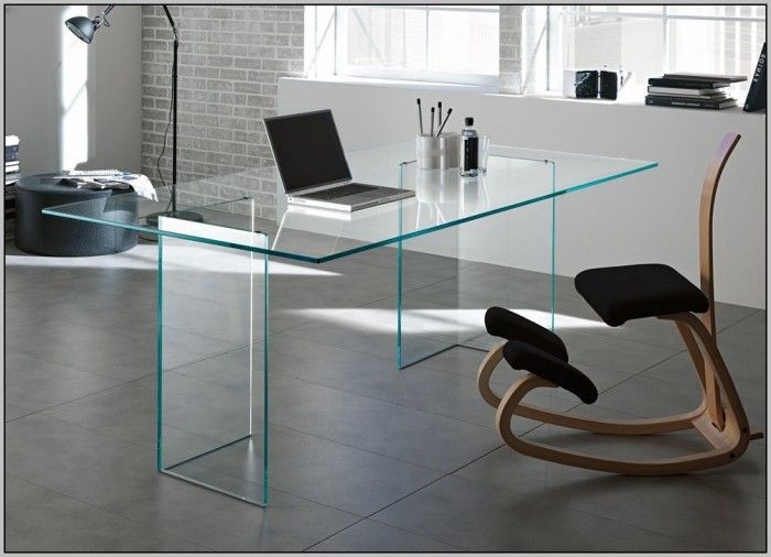 super glass office table
